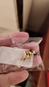 周百福如意銀耳釘女和田玉輕奢高級感耳環(huán)女款耳飾七夕情人節(jié)禮物送女友 曬單實拍圖