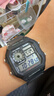 卡西歐（CASIO）小方塊手表 ae1200電子表男款學生復古小銀塊石英表新款七夕禮物 AE-1200WH-1A 曬單實拍圖