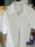 海瀾之家（HLA）短袖襯衫夏季商務通勤純色正裝襯衣女裝漂白160/84A(36)七夕禮物 曬單實拍圖