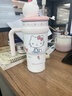三麗鷗（SANRIO）HelloKitty公仔冰霸保溫鎖冷杯316不銹鋼帶吸管女七夕禮物700ml 曬單實拍圖