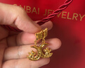 菜百首飾黃金耳飾 足金新款高級感禮物女生日紀念日熊仔嘰5G閃耀金月亮熊 黃金耳飾 約4.68g 曬單實拍圖