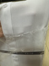 羅蒙（ROMON）白襯衫男士商務職業長袖抗皺免燙彈力正裝襯衣男白色短袖41 曬單實拍圖
