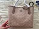 蔻馳（COACH）【品牌直供】女士CITY23小號手提單肩托特包CU759奶茶色逛街禮物 曬單實拍圖