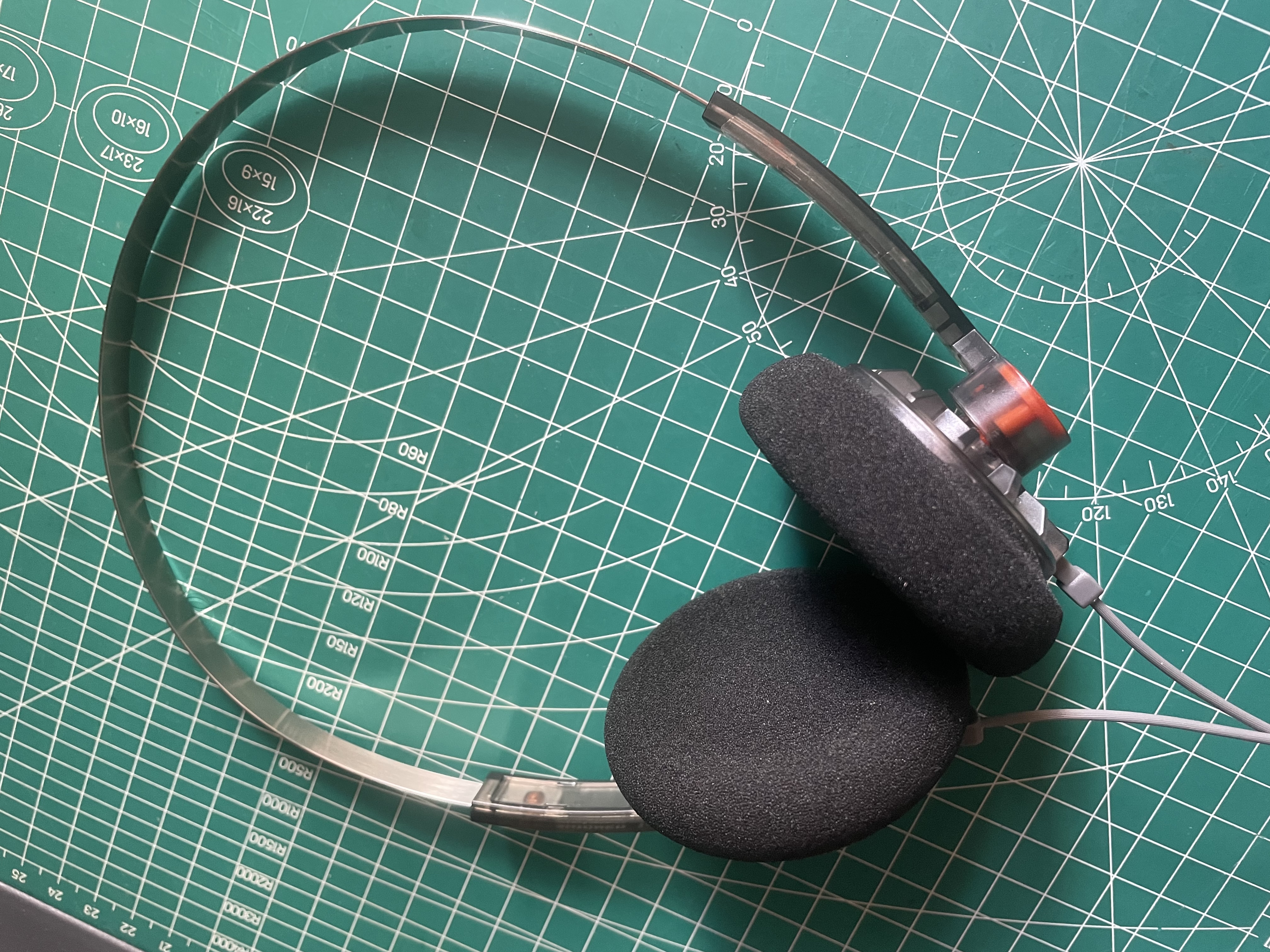 水月雨Old Fashioned 便攜式頭戴式耳機音樂有線耳機可換線高音質HiFi時尚復古氛圍感 Old Fashioned（3.5三芯單端） 曬單實拍圖