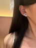 老鳳祥純銀耳釘女七夕情人節禮物送女朋友老婆2026新款耳環輕奢高端耳飾 【10W+人選擇】高端玫瑰輕奢禮盒*7對裝（當次日達） 曬單實拍圖