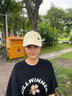 浩冠（HAOGUAN）帽子女夏季防曬遮陽百搭戶外棒球帽韓版可扎馬尾鴨舌帽時尚薄款潮 米色 均碼 曬單實(shí)拍圖