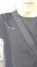 361°短袖男速干t恤新款夏季彈力吸濕排汗運動t恤男圓領跑步健身速干衣 【男款】超級黑 M 曬單實拍圖