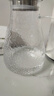 黛蒙冷水壺玻璃耐高溫家用大容量涼水杯壺套裝耐熱防摔扎壺涼水壺 錘紋壺1900ml【耐冷耐熱】 曬單實拍圖