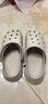 斯凱奇（Skechers）七夕情人節禮物夏季男士洞洞鞋軟底包頭涼鞋拖鞋防滑沙灘鞋243160 曬單實拍圖