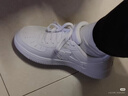特步情侶男女板鞋小白鞋空軍一號(hào)春夏透氣耐磨百搭運(yùn)動(dòng)板鞋休閑鞋 曬單實(shí)拍圖