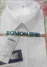 羅蒙（ROMON）白襯衫男士商務職業長袖抗皺免燙彈力正裝襯衣男白色短袖41 曬單實拍圖