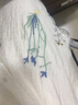 謎秀【安心品質(zhì)】法式植物刺繡連衣裙女2026夏萊賽爾裙子系帶短袖長裙 米白色 L 曬單實拍圖