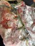 三吉黑花【芙蓉】割絨燒花開衩旗袍新中式鎏金織金連衣裙子女夏季 煙桃-第二批 S 曬單實拍圖