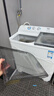 海爾（Haier）13公斤/15公斤半自動洗衣機雙桶雙缸家用大容量強勁水流洗洗脫水分離甩干以舊換新波輪老式洗衣機 新款12.5公斤 雙缸 小神泡凈洗+一級能效+噴淋漂洗 曬單實拍圖