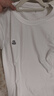 杰克·瓊斯（JACK&JONES）26年男裝新款【涼感】短袖T恤男士簡約純色透氣打底耐洗半袖 A06本白色 常規(guī) M （175） 曬單實拍圖