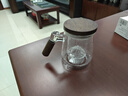 西多米茶杯玻璃泡茶杯男士加厚耐高溫【創(chuàng)意山巒造型】透明色觀山茶杯 曬單實(shí)拍圖