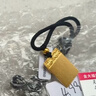 金大福足金古法黃金項(xiàng)鏈平安無(wú)事牌吊墜七夕禮物送男友送女友 5.1g 曬單實(shí)拍圖