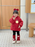 G.duck小黃鴨嬰幼兒童羽絨服新款男女寶寶衣服輕薄白鴨絨外套冬季保暖衣 桔色 80 cm 曬單實拍圖