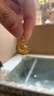 周大福星星攬月星月織夢黃金吊墜女約2.5g EOF1634生日禮物 曬單實拍圖