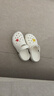 卡駱馳（CROCS）新款厚底云朵洞洞鞋送女友禮物206750 白色   36-37 曬單實(shí)拍圖
