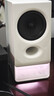 漫步者新品R20【無線藍牙6.0】桌面2.0電腦音響幻彩氛圍燈效臺式筆記本即插即用雙設備耳麥音響學校音箱 【有線領夾麥+氛圍燈】r20新品白色 曬單實拍圖