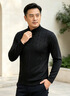 JEEP SPIRIT半高領(lǐng)長(zhǎng)袖體恤男秋2026打底衫男士?jī)?nèi)搭長(zhǎng)袖t恤上衣服緊身 黑色 M 曬單實(shí)拍圖