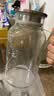 青蘋果涼水壺1.95L 高硼硅玻璃耐高溫 茶水分離冷水壺 家用冷泡壺泡茶壺 曬單實拍圖