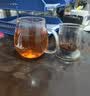 RICH YOUR HOME德國品質加厚杯辦公室女帶蓋子花茶杯帶把過濾茶水飲水杯 [加厚]350ML玲瓏杯 曬單實拍圖