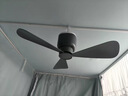 物克宿舍風扇靜音懸掛床上小吊扇露營帳篷戶外便攜充電小型散熱風扇燈 充電款plus【12000毫安+3檔大風力+遙控】 曬單實拍圖