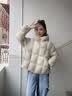 雅鹿泡芙短款羽絨服女2026冬季新款時尚連帽冬裝保暖面包服外套女 黑色 L /165【推薦120-135斤】 曬單實拍圖