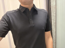 龍牙【滿2件-200】五代阿波羅POWERDRY短袖POLO衫男戶外翻領透氣衫 極夜黑 M 175/96A（重140-155斤） 曬單實拍圖