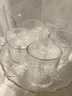 青蘋果耐熱玻璃水杯咖啡杯220ml6只 家用冰川錘紋茶杯洋酒杯啤酒杯 曬單實拍圖