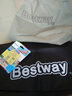 Bestway氣墊床 雙人充氣床加大充氣床墊家用加厚 便攜床戶外 蜂窩植絨充氣床 不配泵+收納袋 191*137*22cm雙人 曬單實拍圖