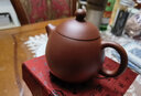 一茗金砂宜興紫砂壺泡茶壺原礦家藏大紅袍朱泥名家吳娟華220CC手工壺龍蛋壺 曬單實拍圖