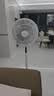 美的（Midea） 電風扇 家用風扇7葉落地扇立式輕音節能大風量電扇臺扇迷你扇臺立兩用轉頁扇空氣循環扇安靜低音 紅外遙控丨9H定時 扇面擴大·SAH35BSJ 家用落地扇 曬單實拍圖