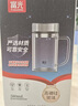 富光高硼硅玻璃杯男女士辦公雙層茶水分離大容量耐熱泡茶水杯子帶把手 曬單實拍圖
