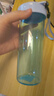 特百惠（Tupperware）瑩彩430ml塑料杯男女士學生運動水杯子大容量泡茶杯 冰水藍 曬單實拍圖