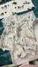 nest designs嬰兒衣服連體衣夏季短袖短褲哈衣爬服和尚服新生兒衣服 初雪 59cm （建議0-3月齡） 曬單實(shí)拍圖