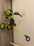 米賽特 兒童三輪車腳踏車1-3-5-2-6歲寶寶大號(hào)玩具手推自行車童車 升級(jí)發(fā)泡輪+推桿+安全帶 綠色 曬單實(shí)拍圖