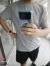 迪卡儂短袖速干衣男吸汗透氣半袖上衣運動健身t恤淺灰色XL-4681380 曬單實拍圖