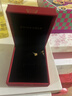 中國(guó)黃金（CHINA GOLD）足金甜蜜小方糖耳釘女款黃金繞線耳飾品七夕情人節(jié)禮物送女友老婆 【今/次日達(dá)】拉絲小方糖耳釘 約1g 曬單實(shí)拍圖