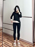 鴨鴨（YAYA）保暖內(nèi)衣女士圓領(lǐng)無痕秋衣秋褲冬季加絨加厚打底衫 蜜桃粉 【10A級(jí)抑菌 2026新升級(jí)】 L 曬單實(shí)拍圖