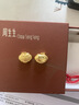 菜百首飾黃金鎖 足金兒童長(zhǎng)命鎖 寶寶平安鎖 福字金鎖吊墜 （無(wú)鏈） 黃金吊墜（不含鏈） 約2.39g 曬單實(shí)拍圖