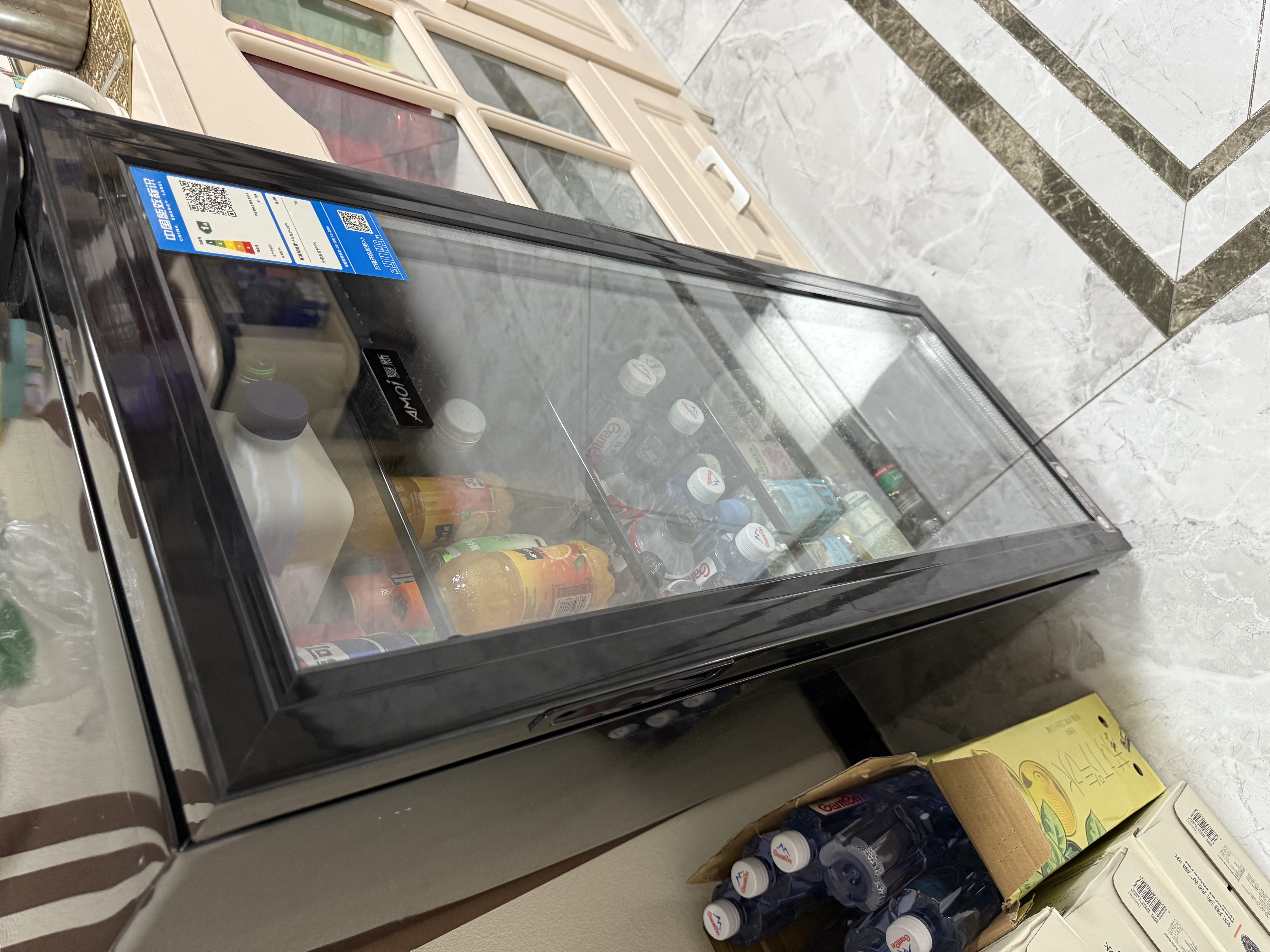 夏新冰吧冷藏柜 歐式恒溫紅酒柜酒店家用客廳冰箱迷你小型單門辦公室保鮮展示留樣茶葉飲料 【全冷藏+藍光燈】一級能效159升 曬單實拍圖