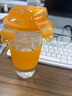 GLASSLOCK 韓國進(jìn)口玻璃水杯加厚可愛情侶杯隨手杯可愛透明茶杯 不帶刻度鋼化玻璃橙色附杯套450ml 曬單實(shí)拍圖