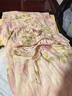 古今（GUJIN）輕柔綿綢長袖睡衣女春秋新品開衫睡褲家居服大碼時(shí)尚可外穿套裝XL 曬單實(shí)拍圖