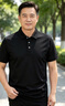 JEEP SPIRIT速干透氣短袖衫男工作服定制t恤新款禮物文化衫polo衫男裝 黑色 M 90-110 斤 88A 曬單實拍圖