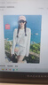 名創優品（MINISO）雪花棉t恤女夏季2026新款長袖體恤防曬罩衫女士薄紗寬松大碼上衣 曬單實拍圖