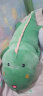 超软大号恐龙毛绒玩具抱枕靠垫午睡枕长条枕陪你睡觉床上懒人趴枕头玩偶公仔 软体绿色 长约1.2米 实拍图