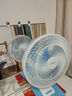 美的（Midea）臺式電風扇七葉柔風輕音臥室宿舍廣角遠距交流定頻臺扇辦公室桌面節能省電搖頭小型電扇 FGAU40D 曬單實拍圖